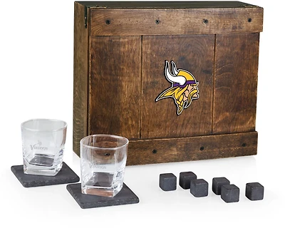 Picnic Minnesota Vikings Whiskey Box Gift Set