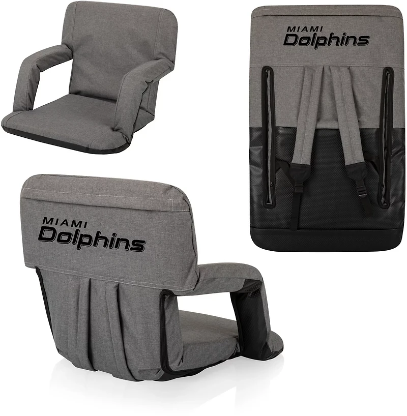 Picnic Time Miami Dolphins Ventura Reclining Stadium Seat