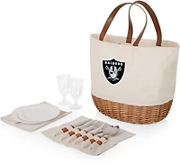 Picnic Time Las Vegas Raiders Promenade Picnic Basket Set
