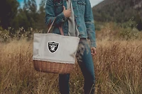 Picnic Time Las Vegas Raiders Promenade Picnic Basket Set