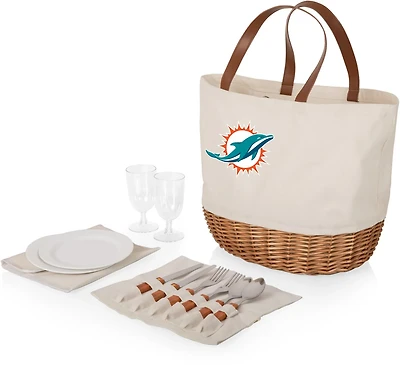 Picnic Time Miami Dolphins Promenade Picnic Basket Set