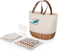 Picnic Time Miami Dolphins Promenade Picnic Basket Set
