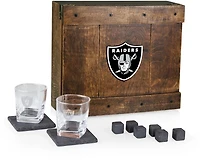 Picnic Time Los Angeles Chargers Whiskey Box Gift Set