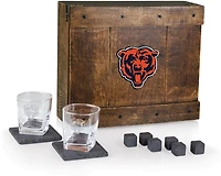 Picnic Time Chicago Bears Whiskey Box Gift Set