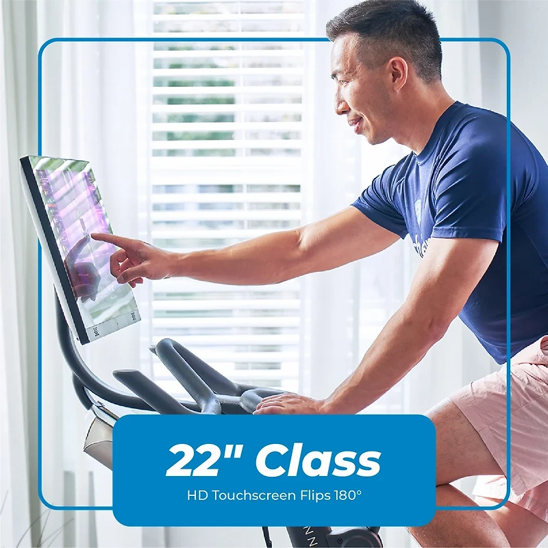 Echelon EX5s-22 Connect Stationary Exercise Bike with 22 in HD Touchscreen