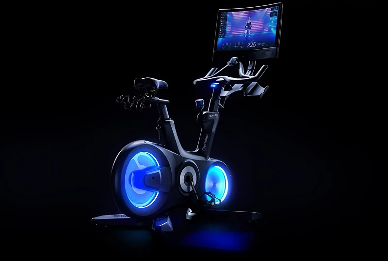 Echelon EX8s Connect Stationary Exercise Bike with 24 in HD Touchscreen