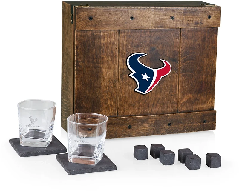 Picnic Houston Texans Whiskey Box Gift Set