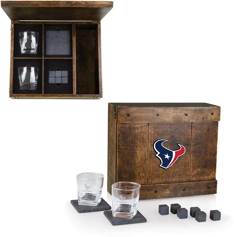 Picnic Houston Texans Whiskey Box Gift Set