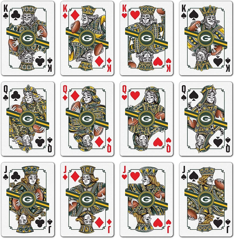 YouTheFan Green Bay Packers Classic Series Playing Cards