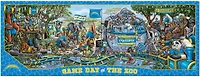YouTheFan San Diego Chargers Game Day At The Zoo 500-Piece Puzzle