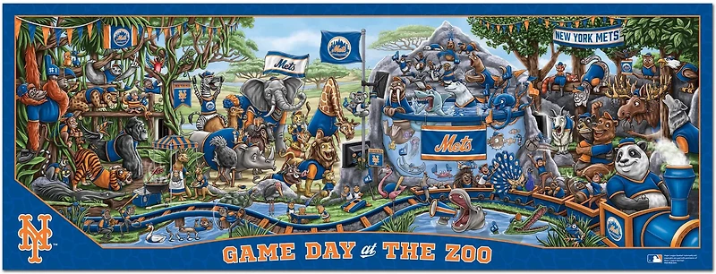 YouTheFan New York Mets Game Day At The Zoo 500-Piece Puzzle