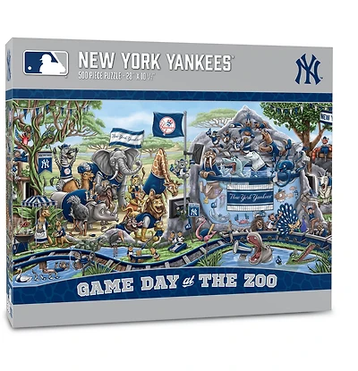 YouTheFan New York Yankees Game Day At The Zoo 500-Piece Puzzle
