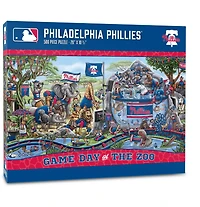 YouTheFan Philadelphis Phillies Game Day At The Zoo 500-Piece Puzzle
