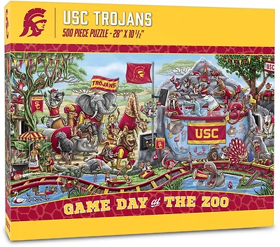 YouTheFan University of Southern California Game Day At The Zoo 500-Piece Puzzle