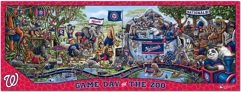 YouTheFan Washington Nationals Game Day At The Zoo 500-Piece Puzzle