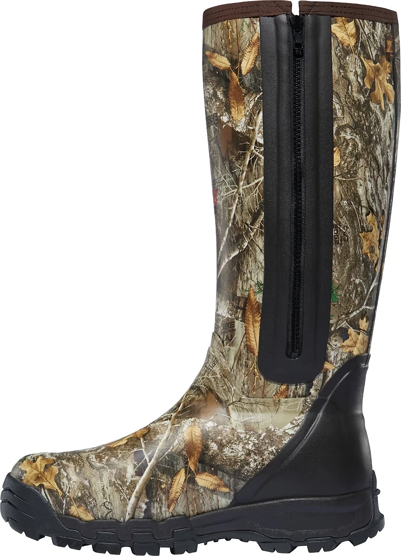 LaCrosse Men's 18 in Alphaburly Pro Side Zip Realtree Edge 1000G Hunting Boots