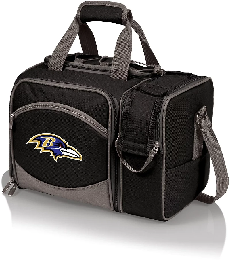 Picnic Time Baltimore Ravens Malibu Picnic Basket Soft Cooler