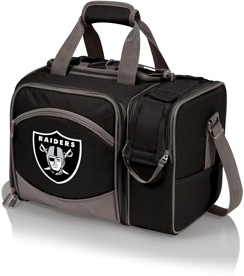 Picnic Time Oakland Raiders Malibu Picnic Basket Soft Cooler