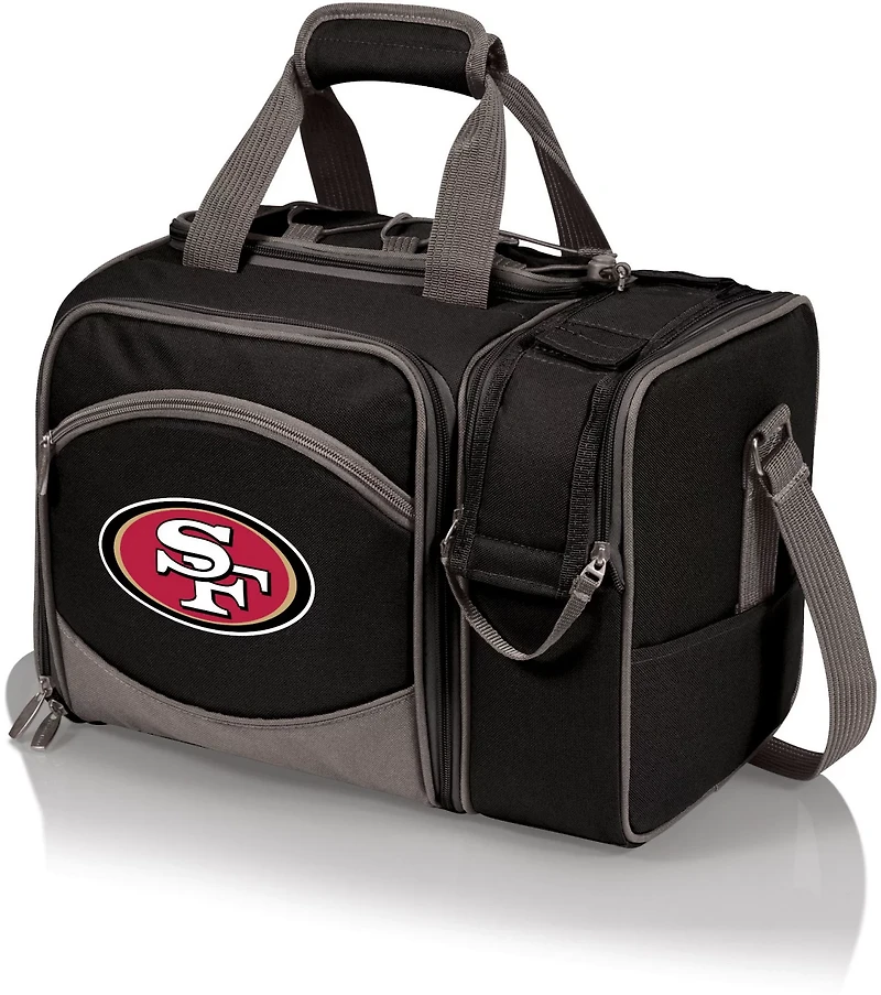 Picnic Time San Francisco 49ers Malibu Picnic Basket Soft Cooler