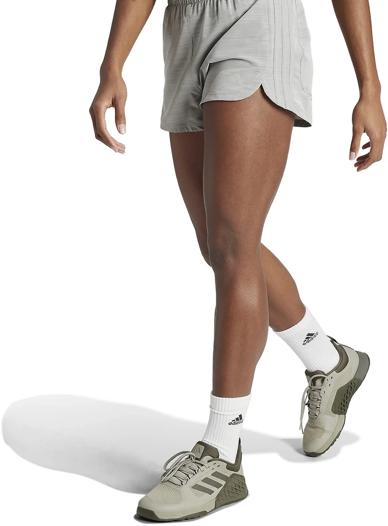 adidas Women's Pacer 3-Stripes Woven High Training Shorts 3