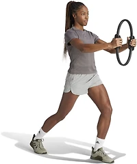 adidas Women's Pacer 3-Stripes Woven High Training Shorts 3