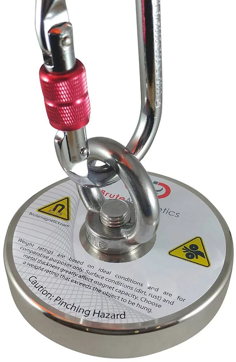 Brute Magnetics 1,200 lb Single-Sided Fishing Magnet