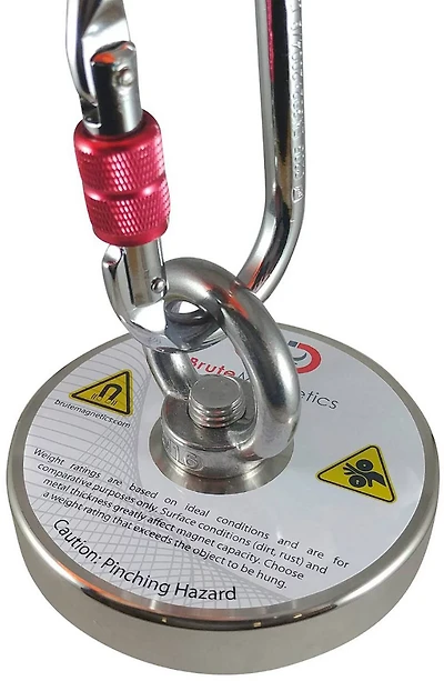 Brute Magnetics 1,200 lb Single-Sided Fishing Magnet