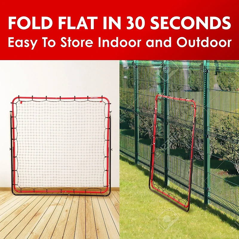 NetPlayz 5 ft x 5 ft Soccer Rebounder Net