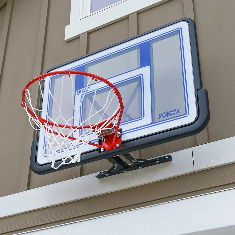 Lifetime 44 in Polycarbonate Basketball Backboard and Rim Combo