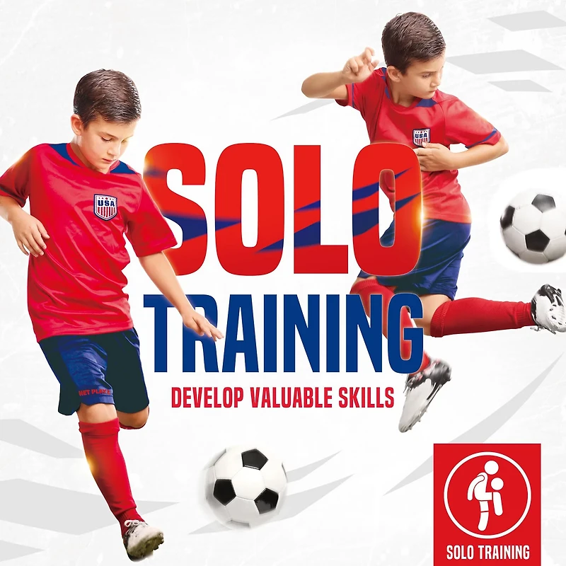 NetPlayz 4 ft x 3 ft x 3 ft Instant Pop-Up Portable Soccer Goals 2-Pack