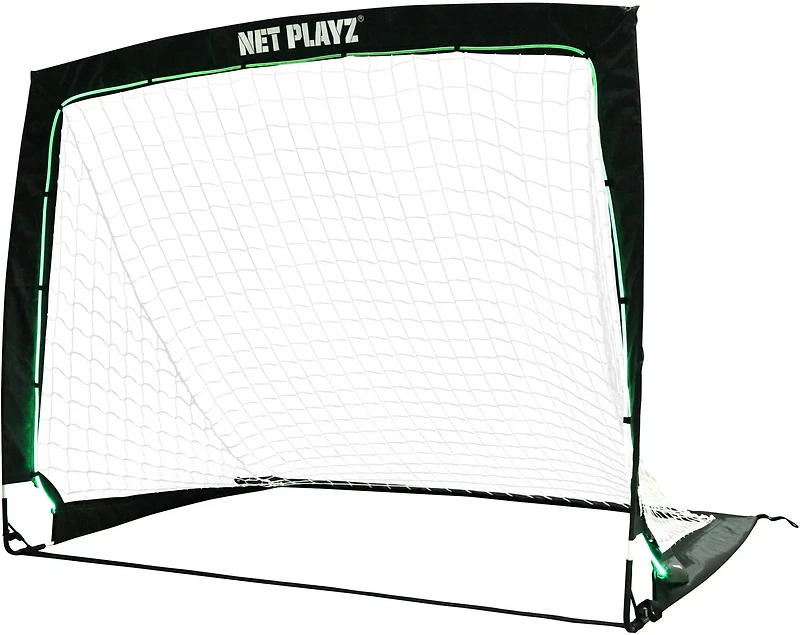 NetPlayz 4 ft x 3 ft x 3 ft Glow-in-the-Dark Portable Soccer Goal