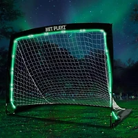 NetPlayz 4 ft x 3 ft x 3 ft Glow-in-the-Dark Portable Soccer Goal