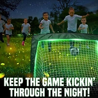 NetPlayz 4 ft x 3 ft x 3 ft Glow-in-the-Dark Portable Soccer Goal