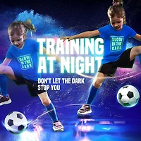 NetPlayz 4 ft x 3 ft x 3 ft Glow-in-the-Dark Portable Soccer Goal