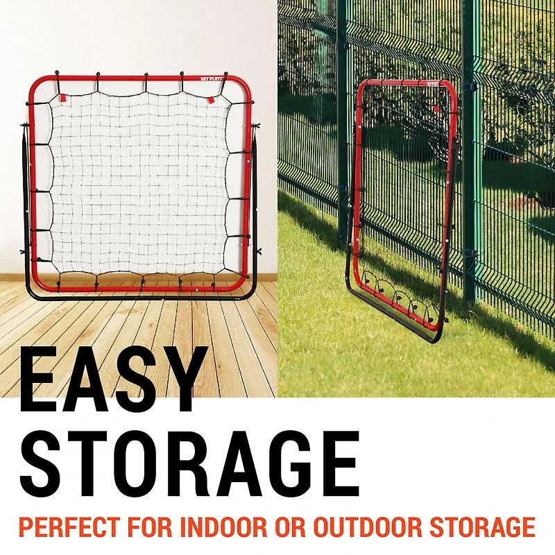 NetPlayz 3 ft x 3 ft Soccer Rebounder Net