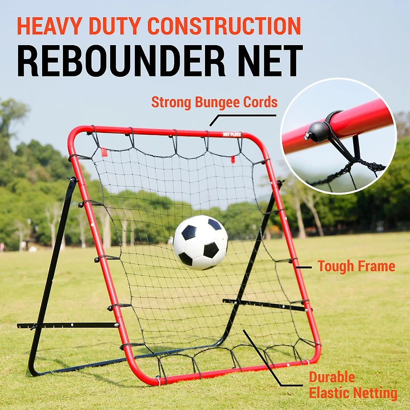 NetPlayz 3 ft x 3 ft Soccer Rebounder Net