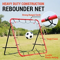 NetPlayz 3 ft x 3 ft Soccer Rebounder Net