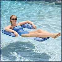 Aqua Leisure 3-in-1 Pool Float Lounge Chair and Drifter