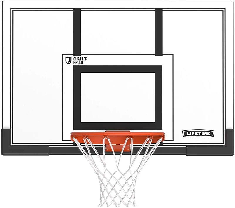Lifetime Basketball 50 in Polycarbonate Backboard and Rim Combo