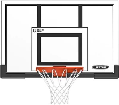 Lifetime Basketball 50 in Polycarbonate Backboard and Rim Combo