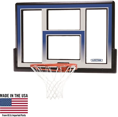 Lifetime Basketball 48 in Backboard and Rim Combo