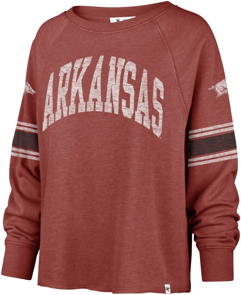 '47 Women's University of Arkansas Allie Crew Neck Sweatshirt