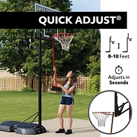 Lifetime Courtside 48 in Portable Polycarbonate Basketball Hoop