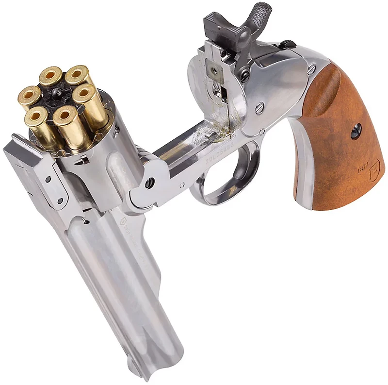 Barra Airguns Schofield Nickel .177 5 in Airsoft Revolver
