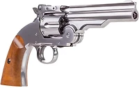 Barra Airguns Schofield Nickel .177 5 in Airsoft Revolver
