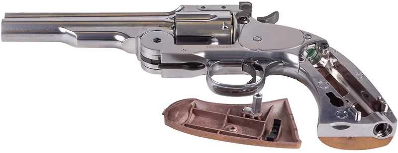 Barra Airguns Schofield Nickel .177 5 in Airsoft Revolver