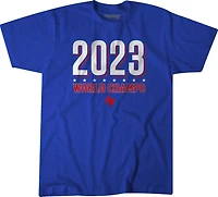 Breaking T Men's Texas Rangers World Champs Banner T-shirt