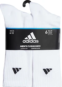 adidas Men's climalite Crew Socks 6 Pack