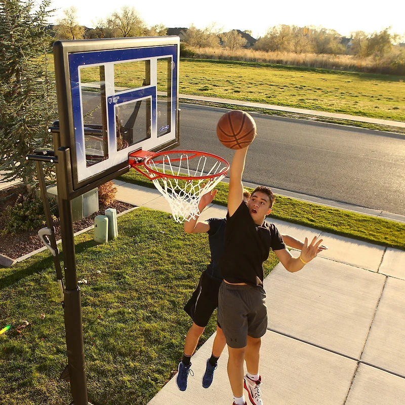 Lifetime 48 in Action Grip Polycarbonate Inground Basketball Hoop