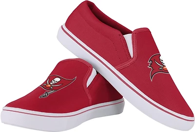 FOCO Men’s Tampa Bay Buccaneers SMU Team Slip-On Canvas Shoes
